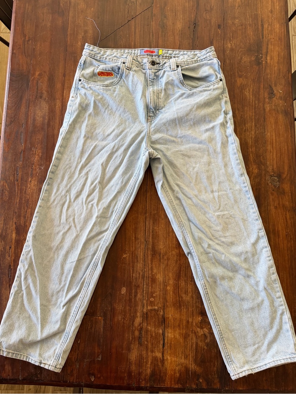 Relaxed Light Blue Men's Jeans - Unbranded